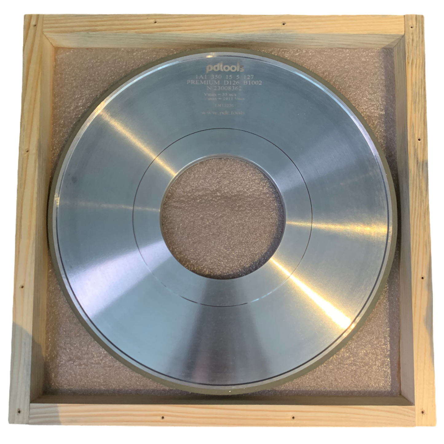 Diamond grinding wheel 1A1 350-15-5-127 D126 PREMIUM B1002