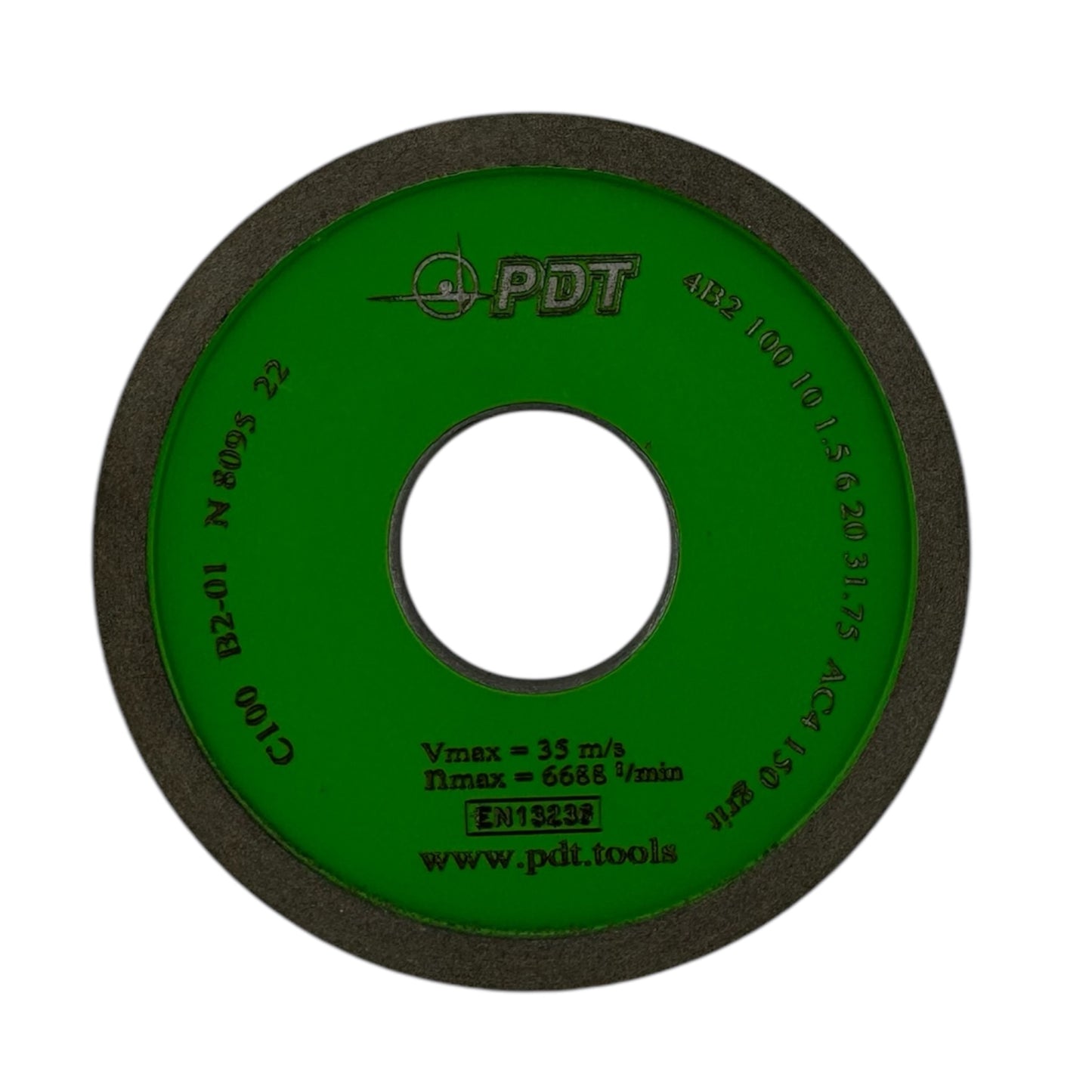 Diamond grinding wheel 4B2 100-10-1.5-6-20-31.75 125/100 B2-01
