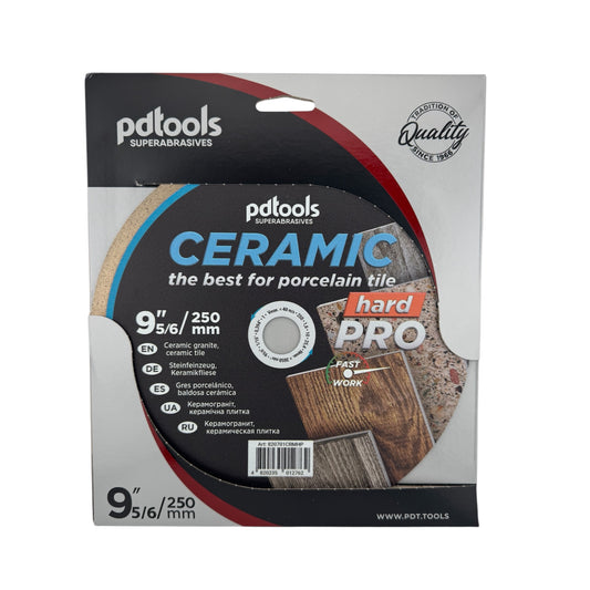 10" Diamond Saw Blade Ceramic Hard Pro 1.6mm | Tile Cutter