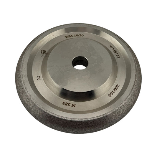 CBN Bandsaw Grinding Wheel 203 25.4 22.2 10 30 32 200/160 MG-01