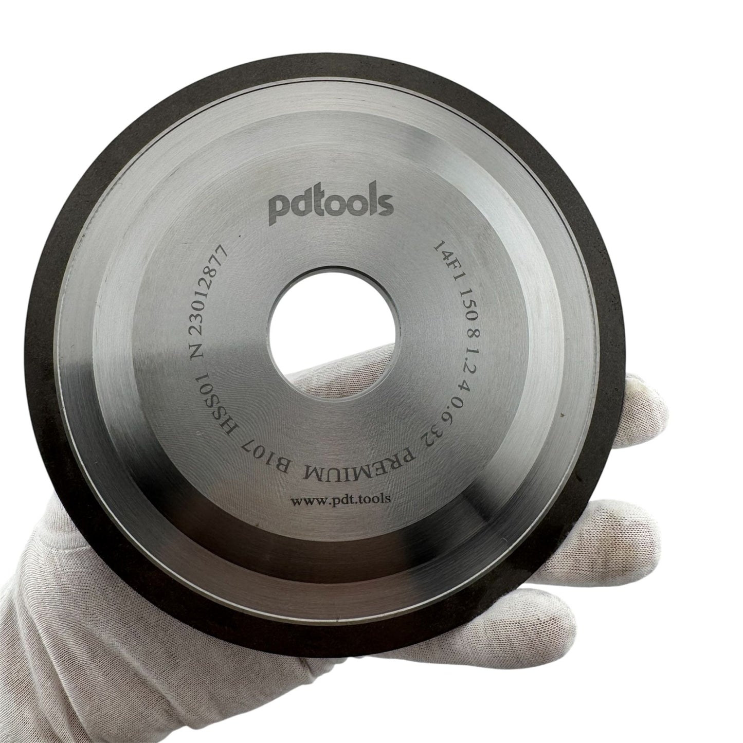 CBN grinding wheel 14F1 150 8 1.2 4 0.6 32 B107 PR for HSS circular saws