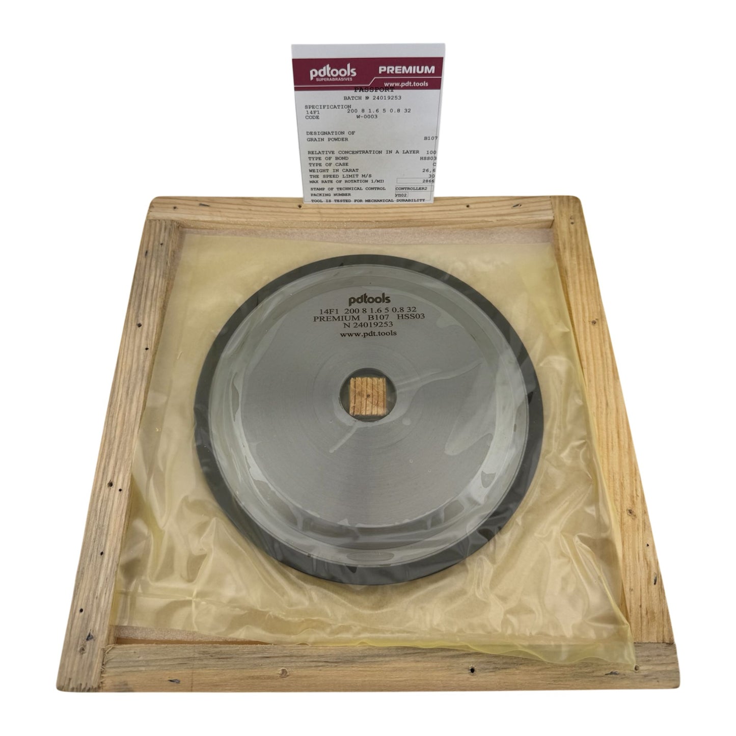 6 Inch diamond grinding wheel 14F1 150 8 1 4 0.5 32 D126 EX