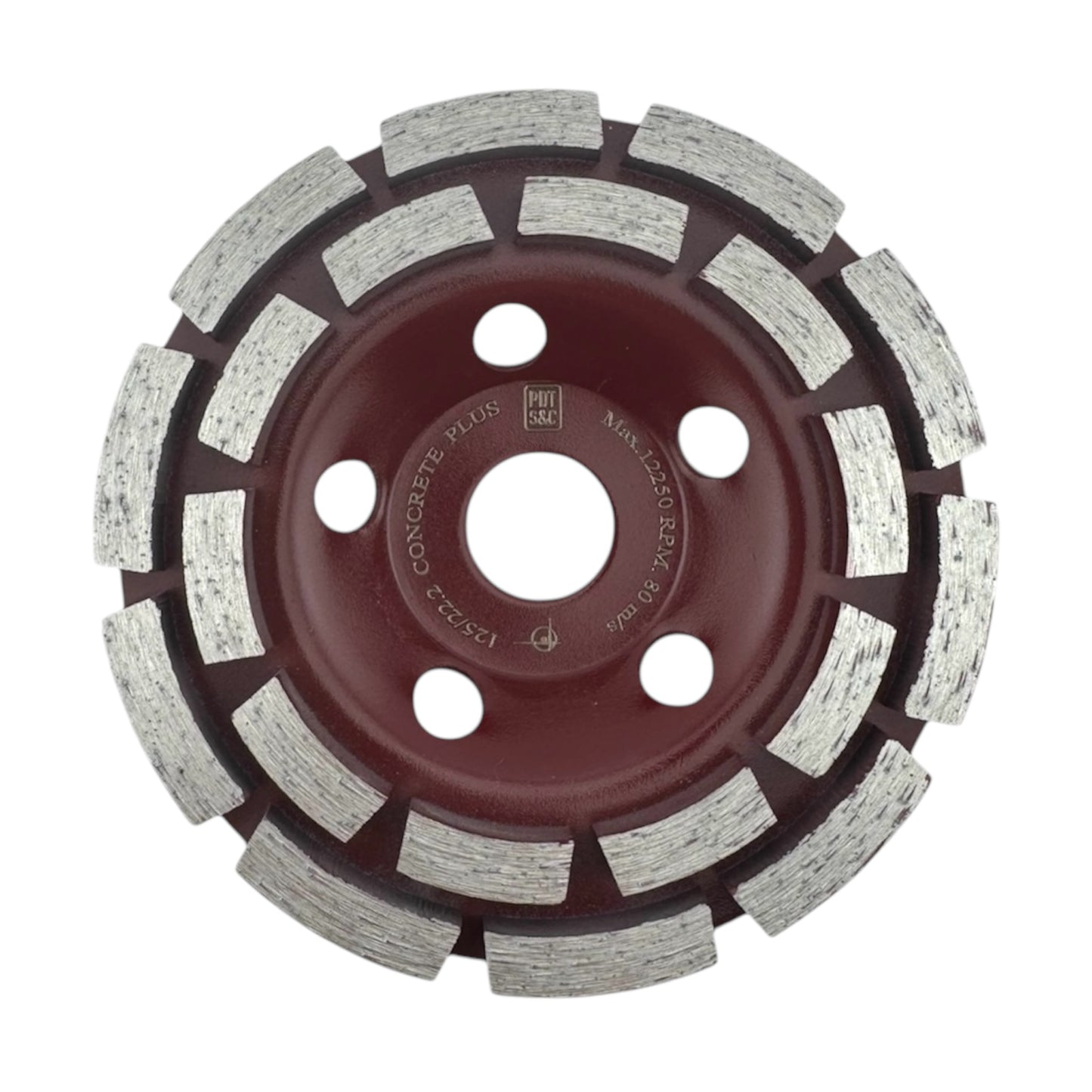 Diamond cup grinding wheel 12A2-45 125-8-8-20-22.2 CONCRETE PLUS