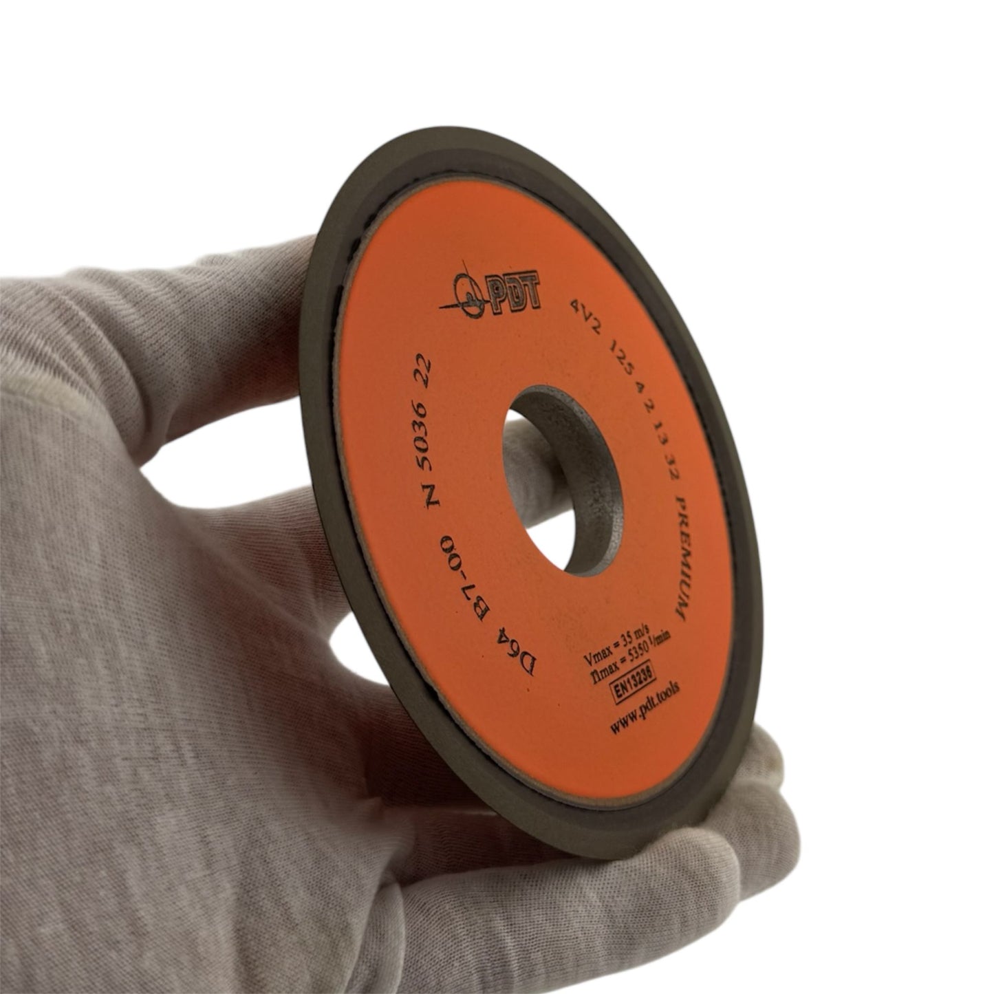 Diamond facing grinding wheel 4V2 125-4-2-13-32 D64 PREMIUM B7-00