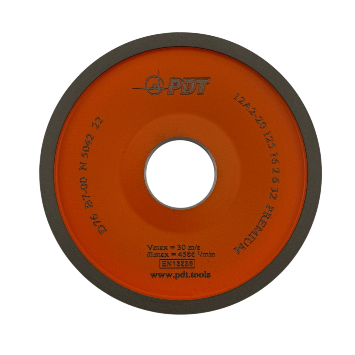 Diamond grinding wheel 12A2-20 125-16-2-6-32 D76 PREMIUM B7-00