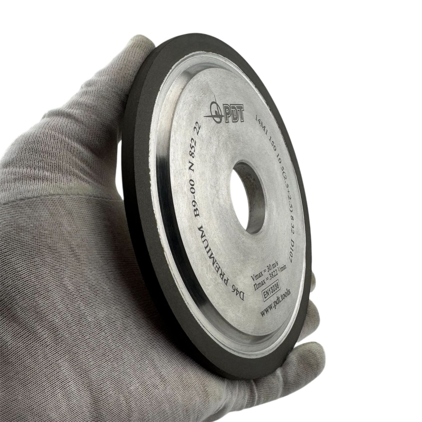 Diamond Grinding Wheel Double-Grit 14M1 150-10-5(2.5+2.5)-8-32 D107/D46 PREMIUMB9-00