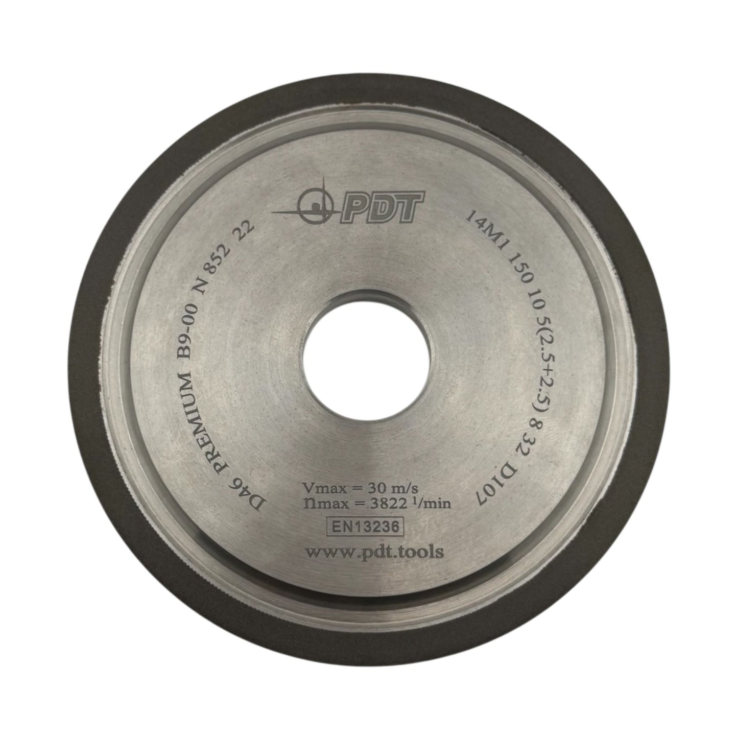 Diamond Grinding Wheel Double-Grit 14M1 150-10-5(2.5+2.5)-8-32 D107/D46 PREMIUMB9-00