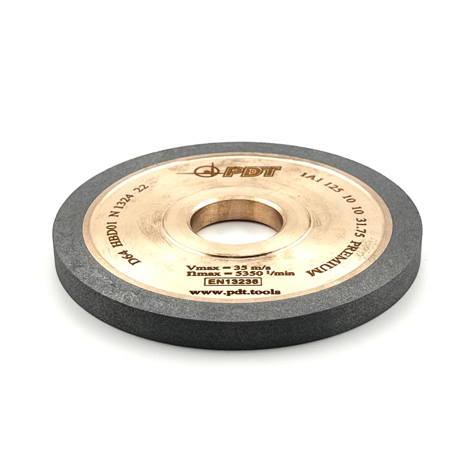 Diamond grinding wheel 1A1 125-10-10-31.75 D64 PREMIUM HBD01