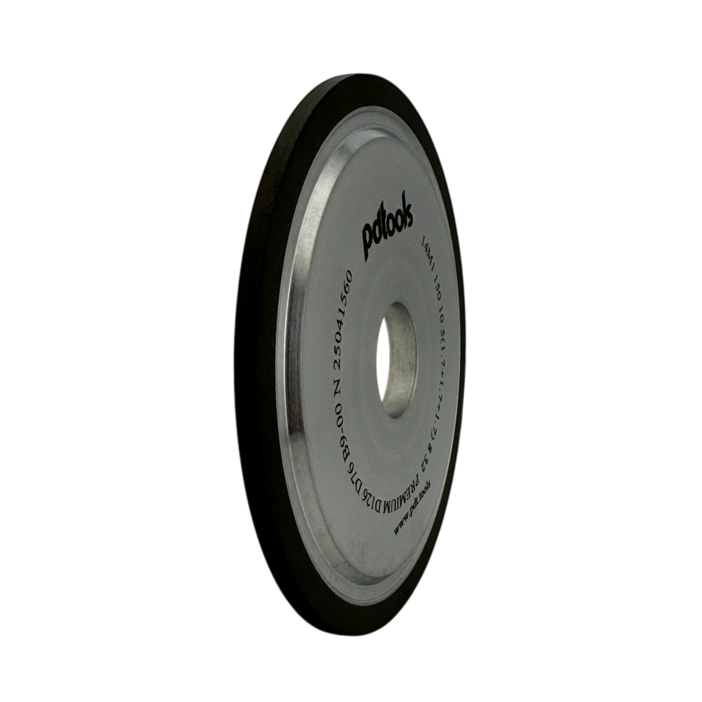 side view 6 inch diamond wheel 14M1 flat type 120/220/400 triple grit 32mm arbor for carbide tools sharpening