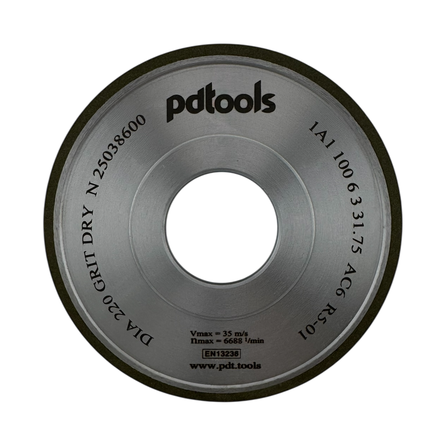 Diamond Grinding Wheel 1A1 100-6-3-31.75 220 Grit STANDARD R5-01