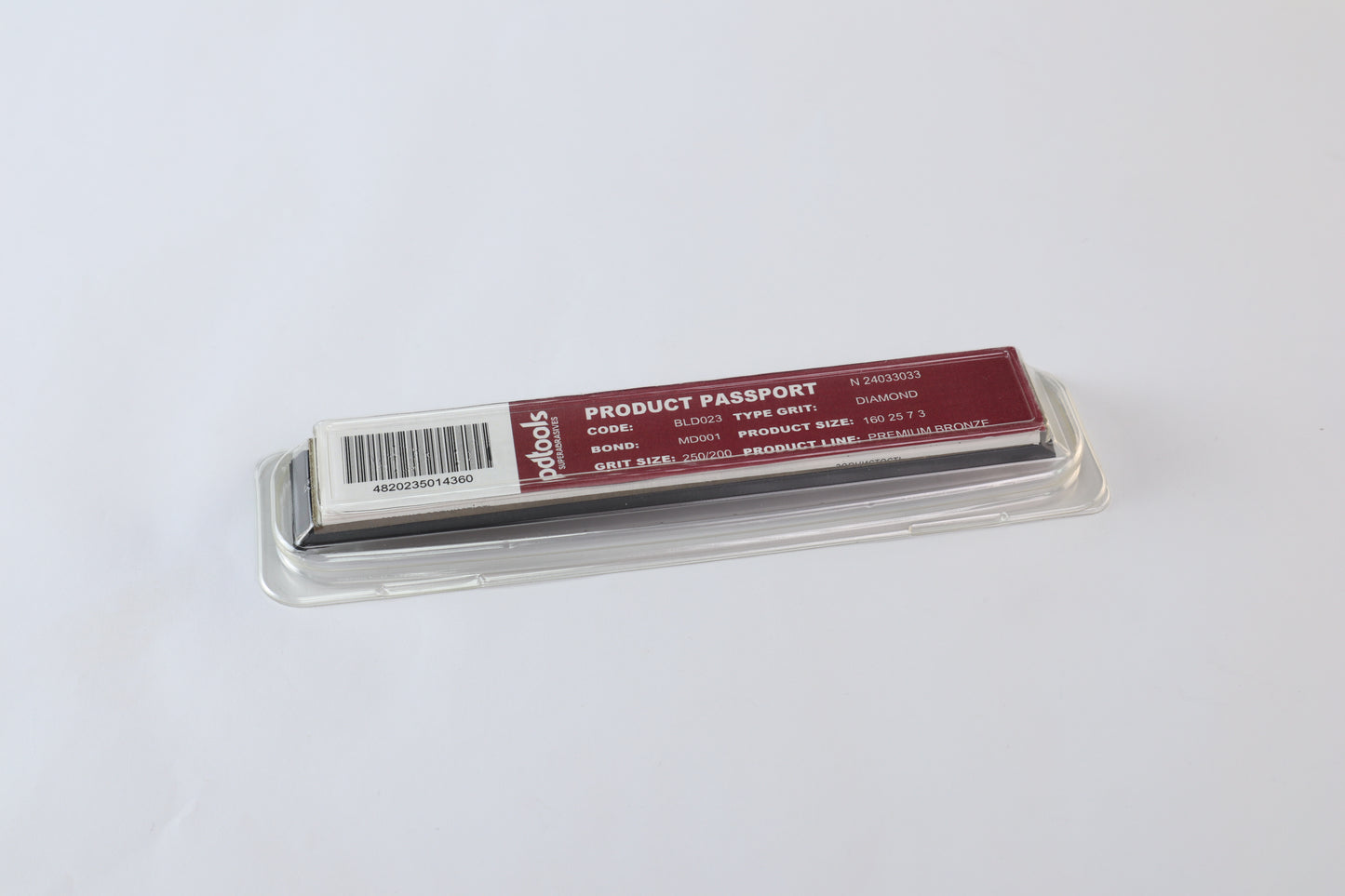 Diamond Sharpening Stone 6x1" 60 Grit MD001 Premium Bronze