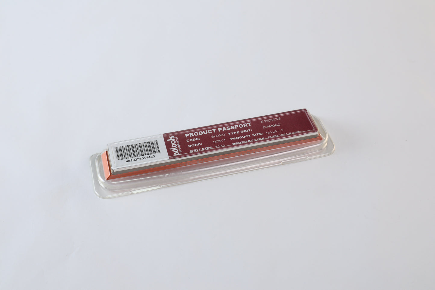 Diamond Sharpening Stone 6x1" 1500 Grit MD001 Premium Bronze