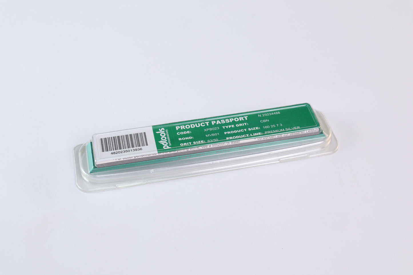CBN Sharpening Stone 6x1" 285 Grit MVB01 Premium Silver