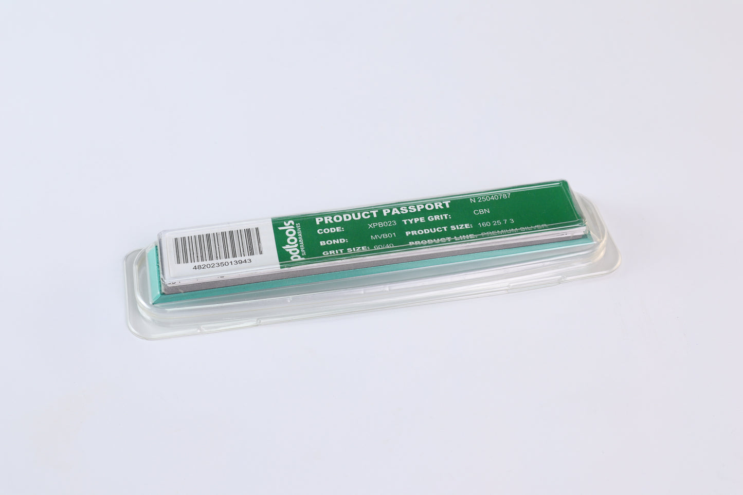 CBN Sharpening Stone 6x1" 325 Grit MVB01 Premium Silver