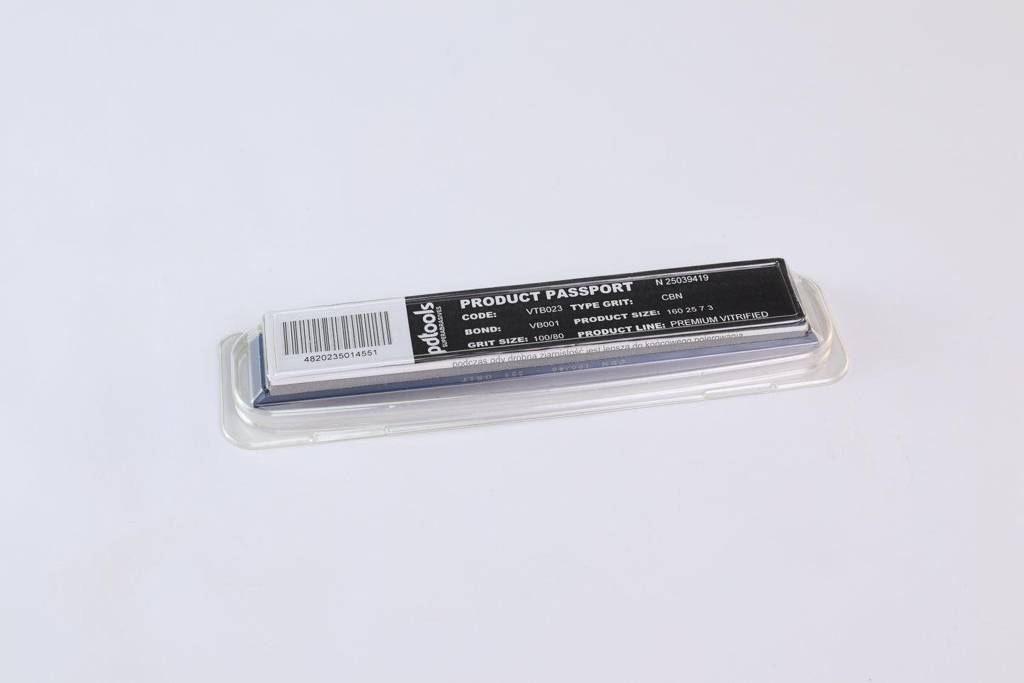 CBN Sharpening Stone 6x1" 225 Grit VB001 Premium Vitrified