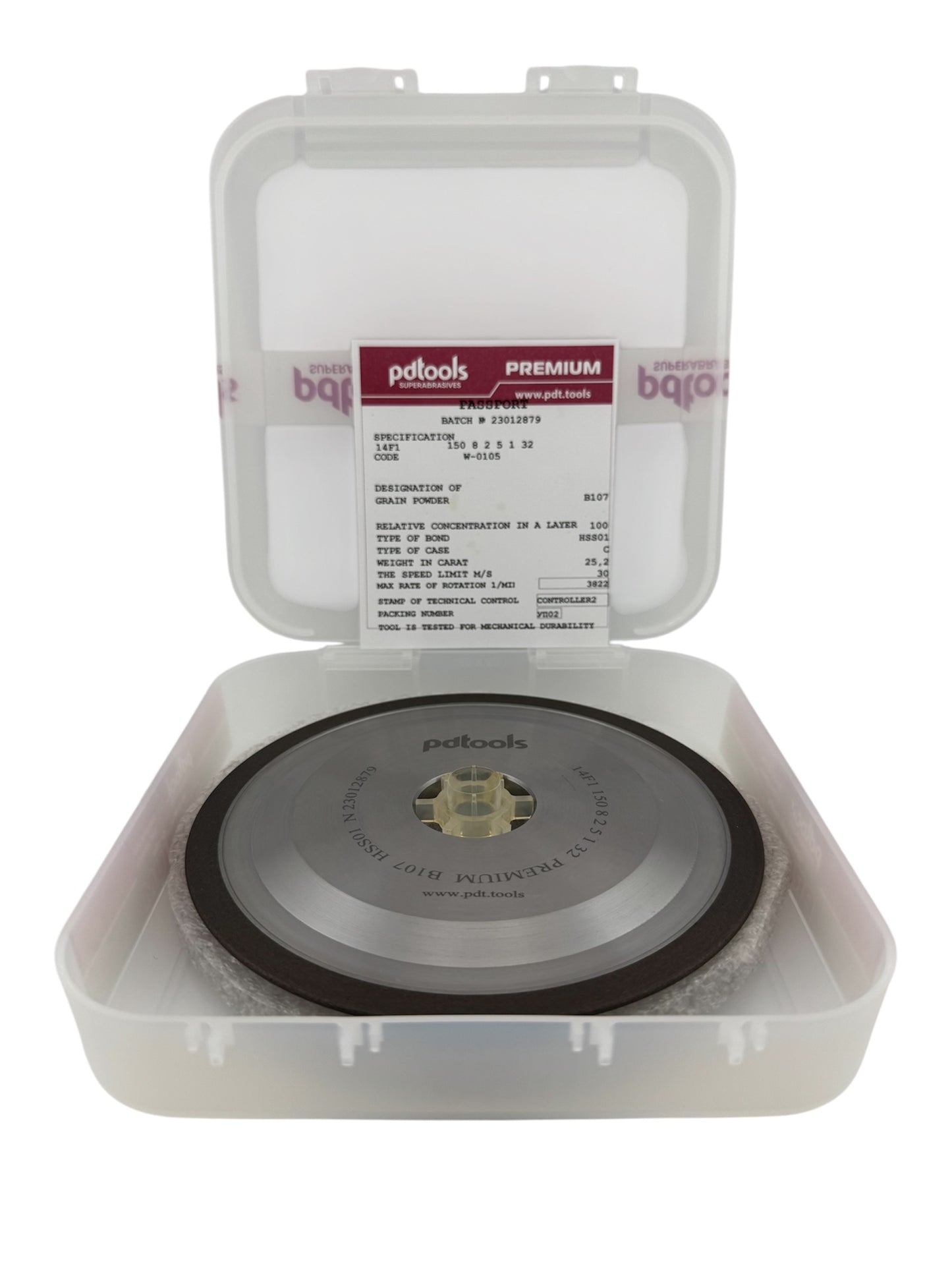 CBN grinding wheel 14F1 150 8 2 5 8 1 32 B107 PR for HSS circular saws