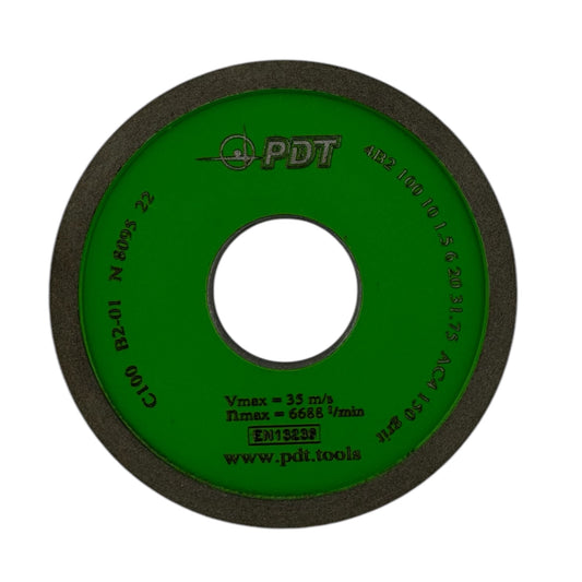 Diamond grinding wheel 4B2 100-10-1.5-6-20-31.75 125/100 B2-01