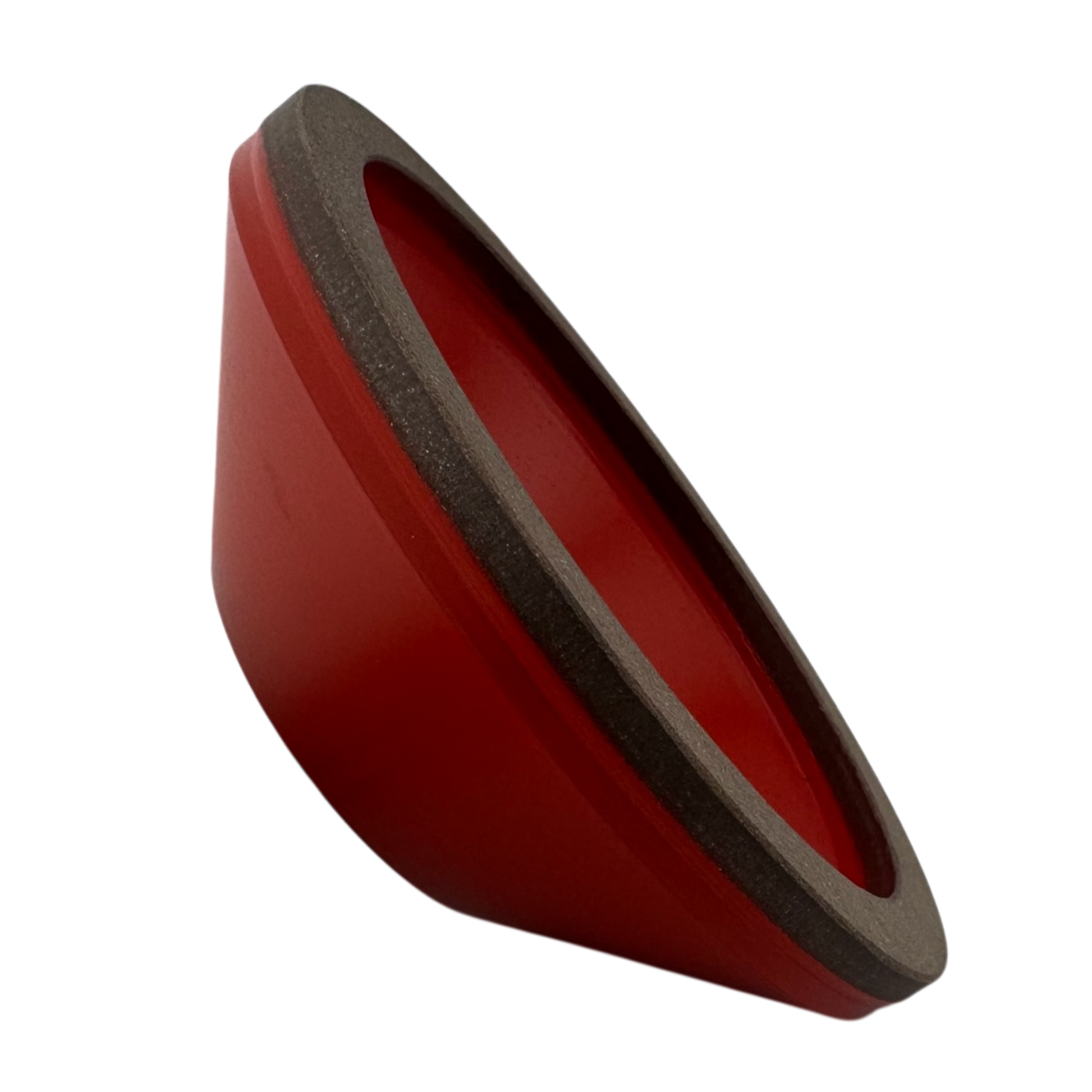 5 inch CBN grinding wheel 12A2-45 W3/8 H5/8 B107 BN130 for HSS tools side view