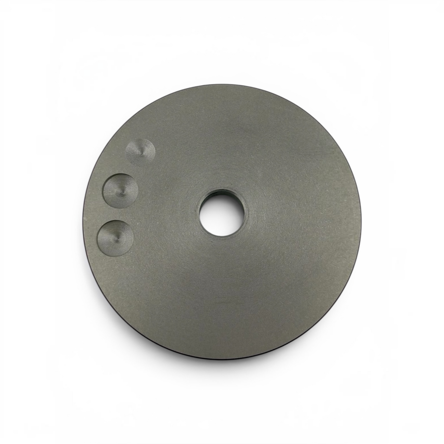 5" CBN Grinding Wheel 6A2 100 Grit for HSS Tool Sharpening 20mm Bore — Back View