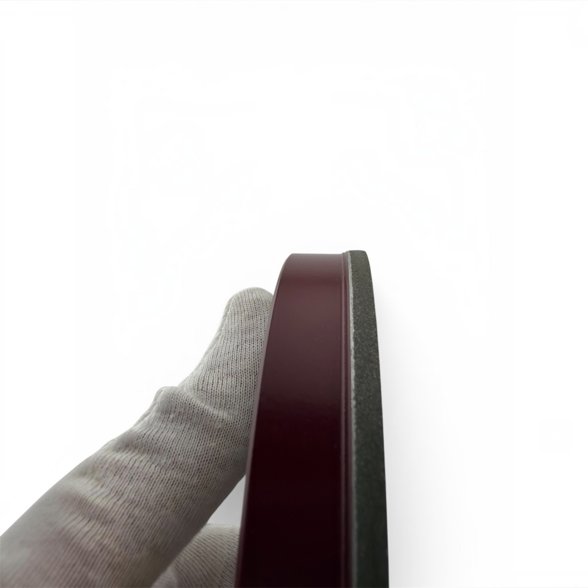 5" CBN Grinding Wheel 6A2 100 Grit for HSS Tool Sharpening 20mm Bore — Side View
