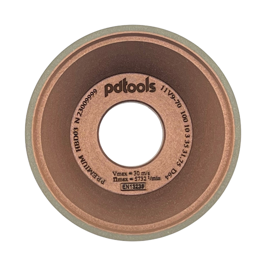 Diamond grinding wheel 11V9-70 100-10-3-35-31.75 D64 PREMIUM HBD03