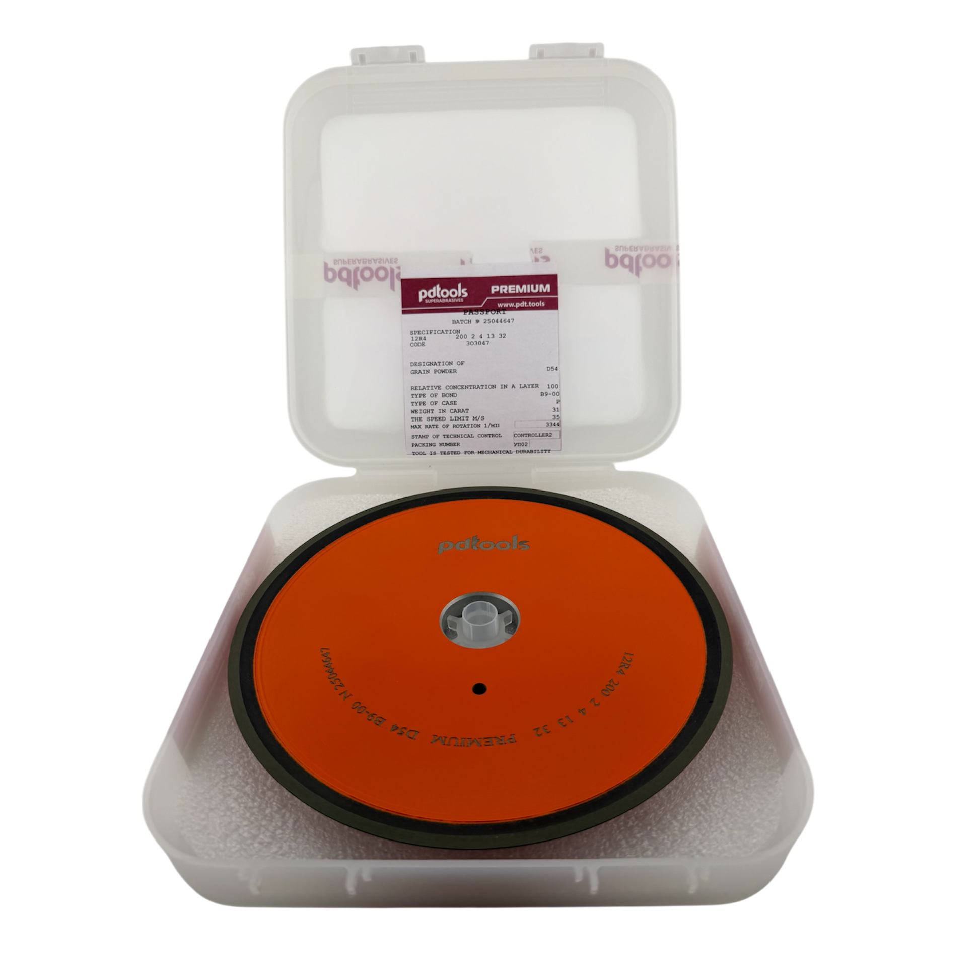 8 inch diamond grinding wheel 12R4 D54 325 grit premium quality in box 