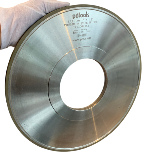 Diamond grinding wheel 1A1 350-15-5-127 D126 PREMIUM B1002