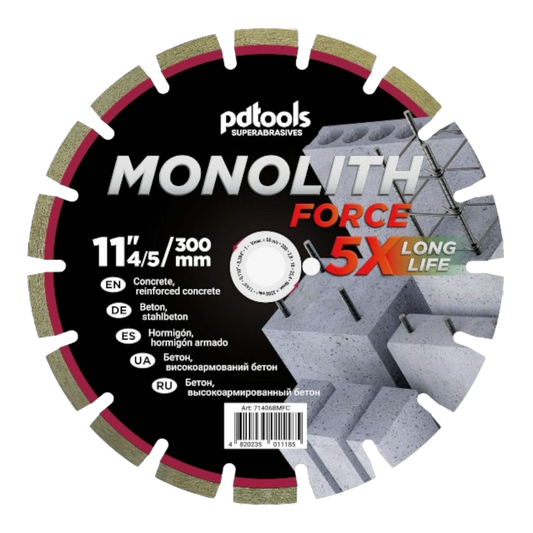 Diamond cutting disc MONOLITH FORCE 12''