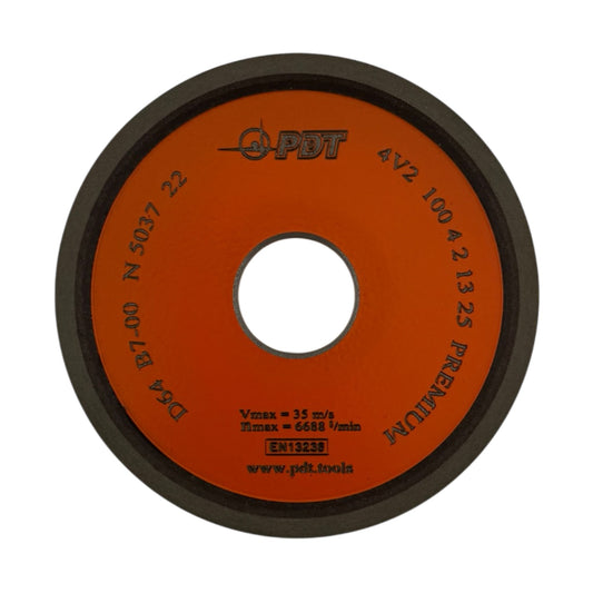Diamond facing grinding wheel 4V2 100-4-2-13-25 D64 PREMIUM B7-00