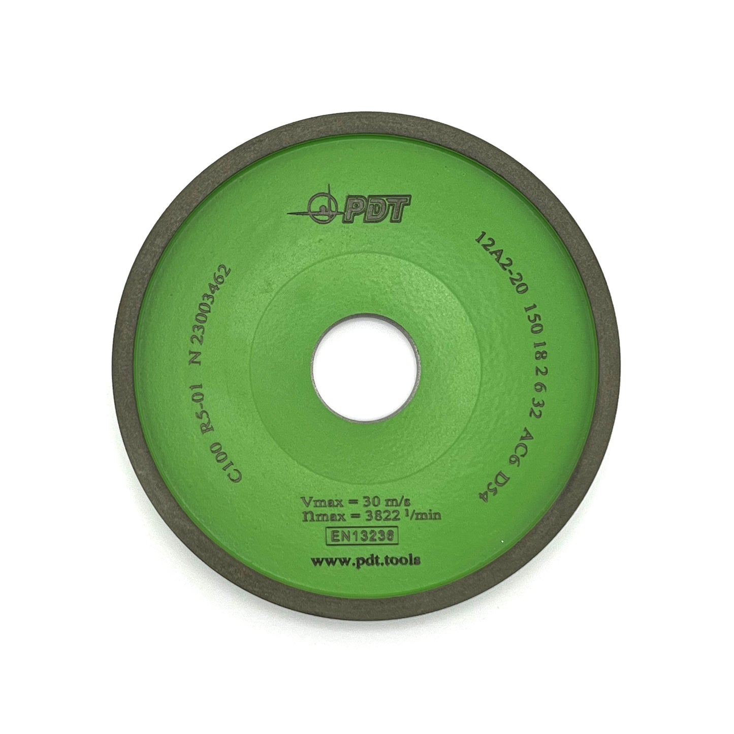 Diamond grinding wheel 12A2-20 150-18-2-6-32 D54 C100 R5-01