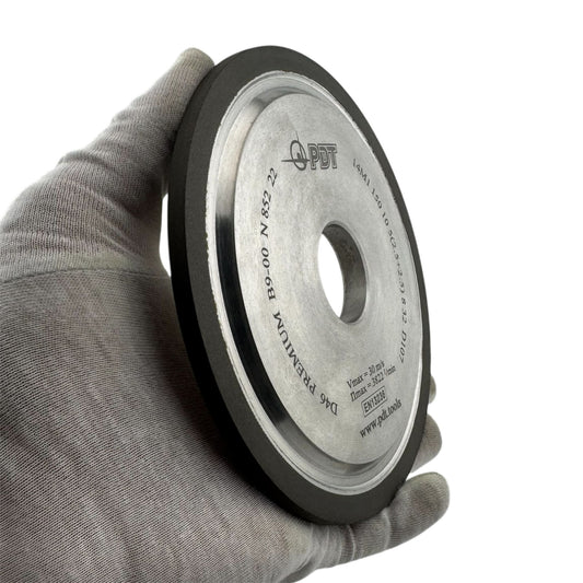 Diamond Grinding Wheel Double-Grit 14M1 150-10-5(2.5+2.5)-8-32 D107/D46 PREMIUMB9-00