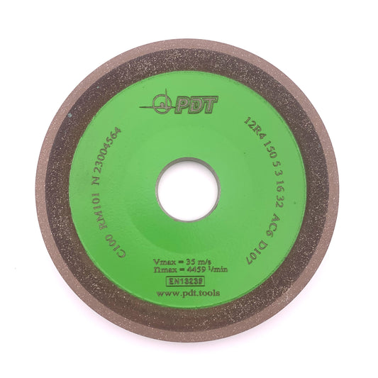 Diamond grinding wheel 12R4 150-5-3-16-32 D107 C100 RM101