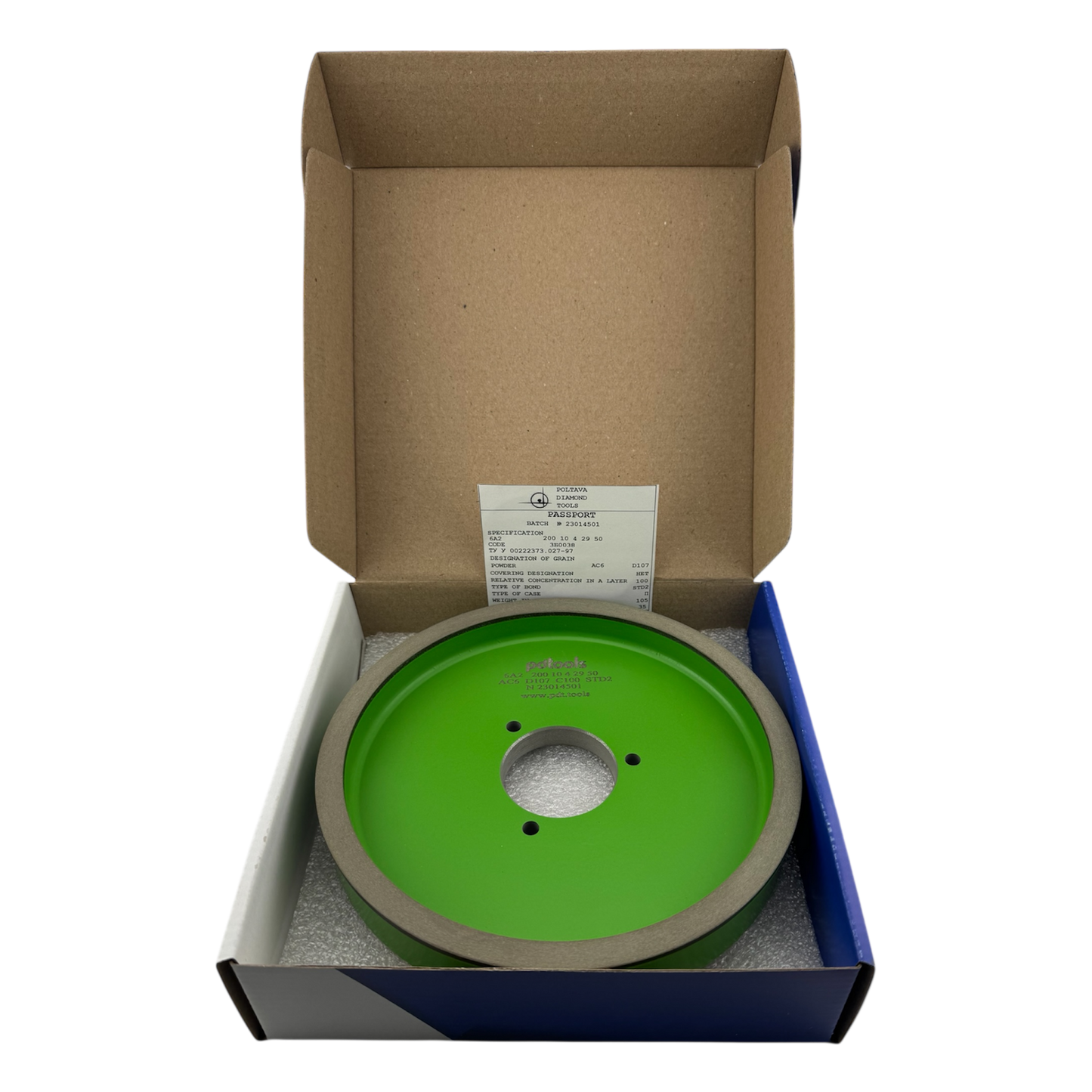 Diamond grinding wheel 6A2 200-10-4-29-50 D107 C100 STD2