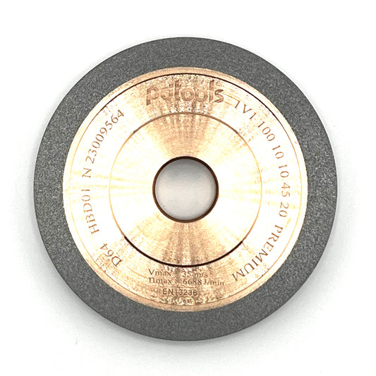 Diamond grinding wheel 1V1 100-10-10-45-20 D64 PREMIUM HBD01