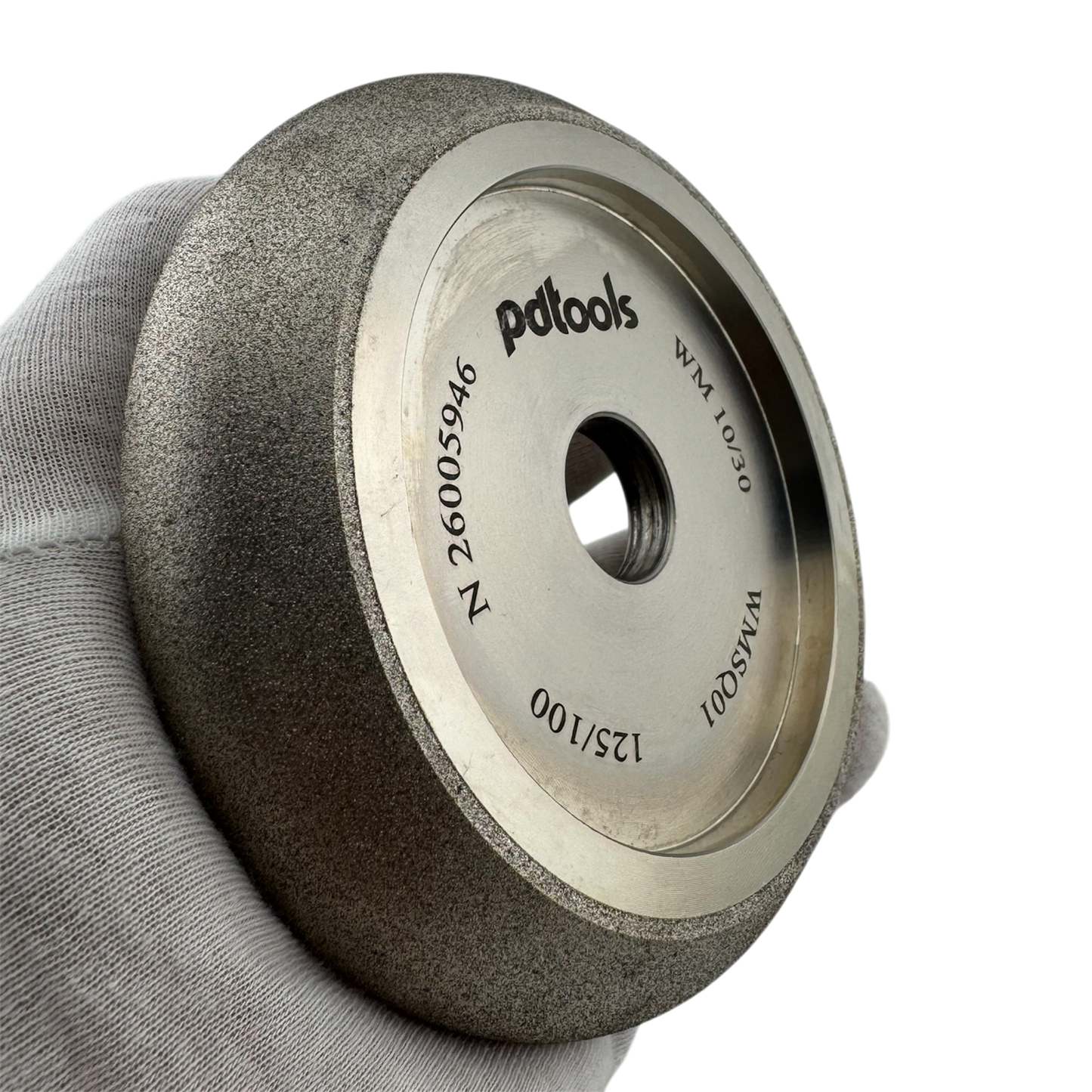 5" CBN Bandsaw Sharpening Wheel | Profile 10/30 | Tooth Spacing 7/8" | Arbor 7/8" | 140 Grit | B126
