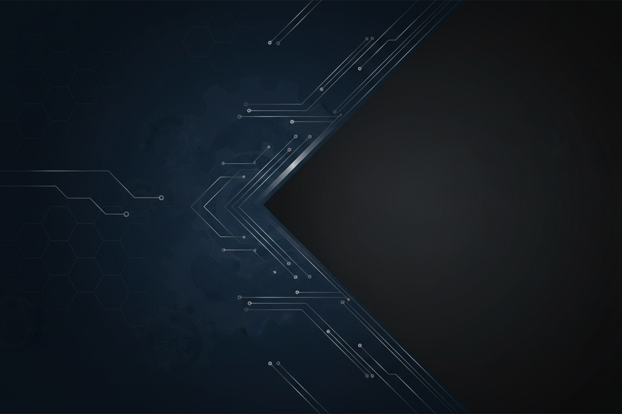 Clean industrial banner background