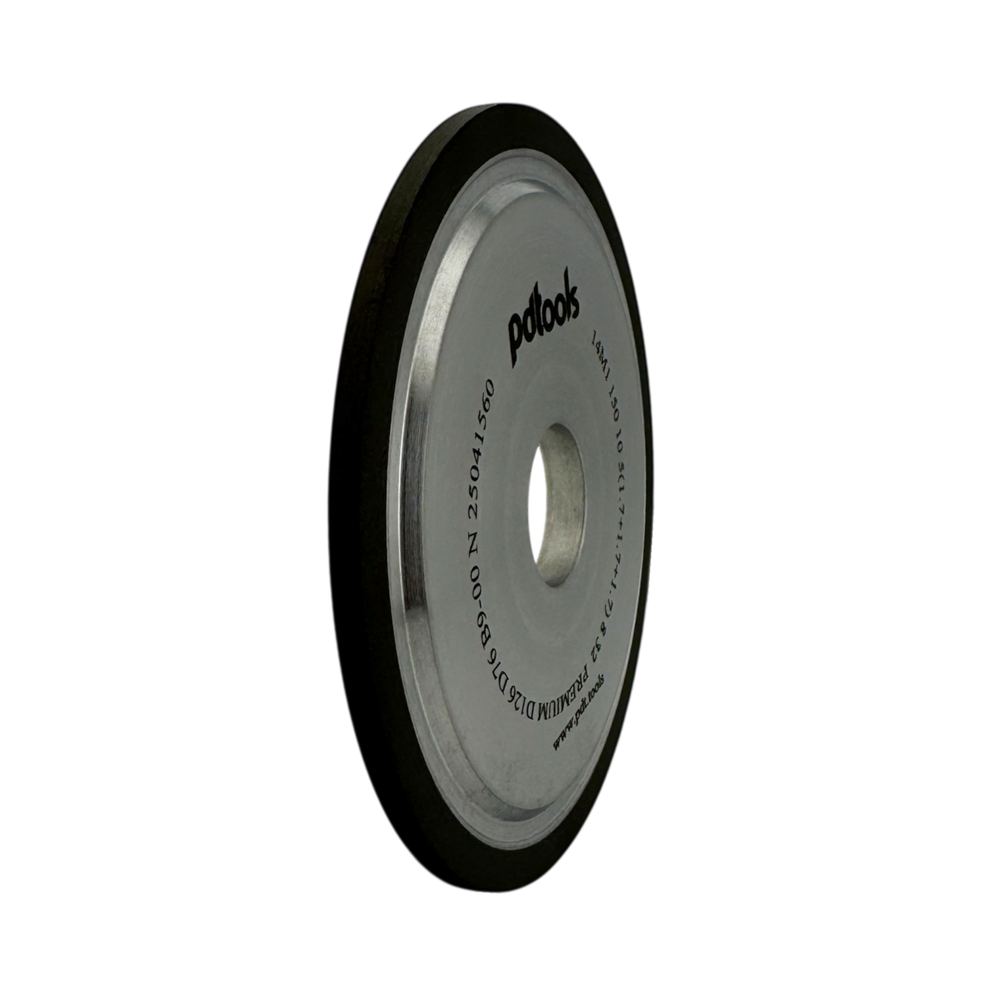 side view 6 inch diamond  wheel 14M1 flat type 120/220/400 triple grit 32mm arbor for carbide tools sharpening 