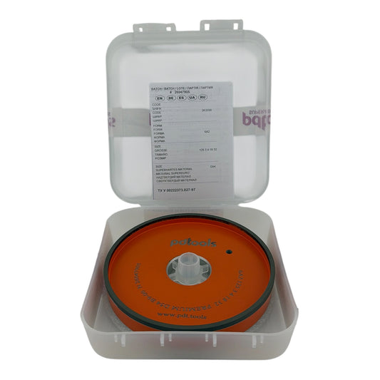 5" Diamond Grinding Wheel 6A2 320 Grit for Carbide Saw Blade Sharpening 32mm Bore — Packaging