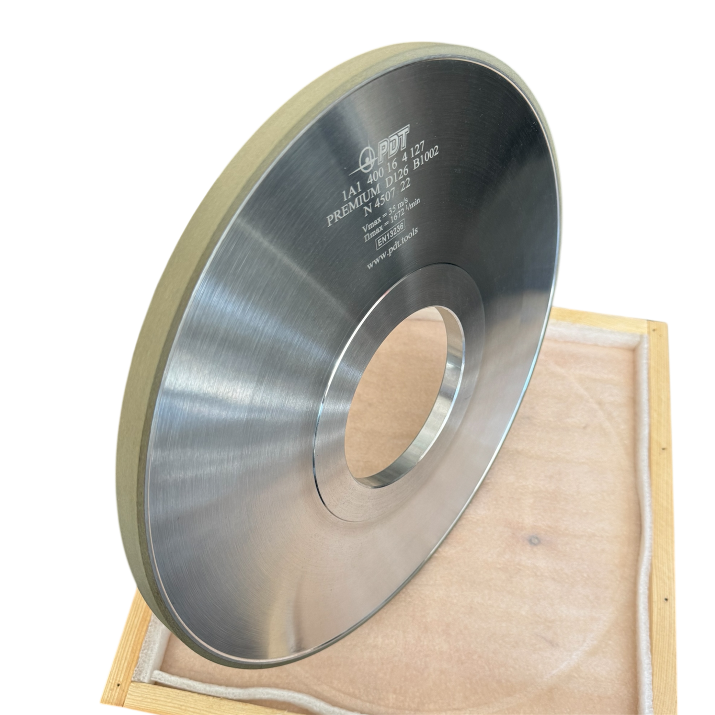 Diamond grinding wheel 1A1 400-16-4-127 D126 PREMIUM B1002