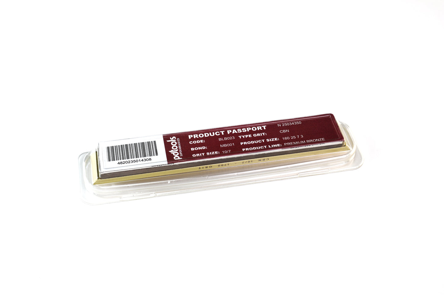 CBN Sharpening Stone 6x1" 1700 Grit MB001 Premium Bronze