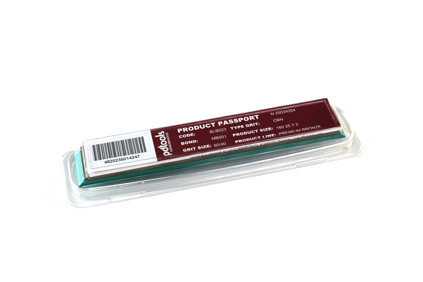 CBN Sharpening Stone 6x1" 300 Grit MB001 Premium Bronze