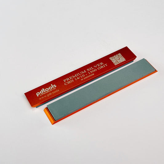 CBN Sharpening Stone 6x1" 1500 Grit MVB01 Premium Silver