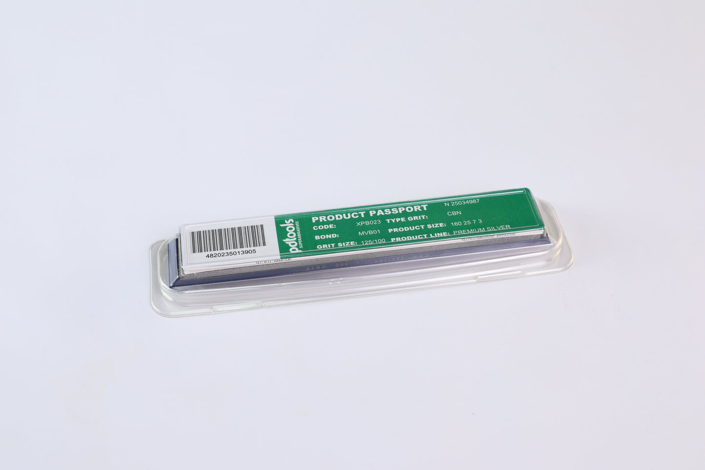 CBN Sharpening Stone 6x1" 160 Grit MVB01 Premium Silver