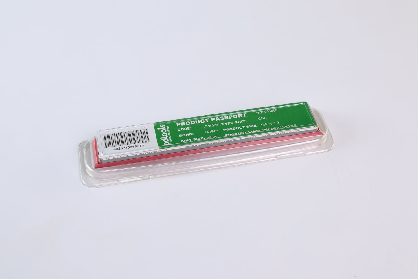 CBN Sharpening Stone 6x1" 650 Grit MVB01 Premium Silver